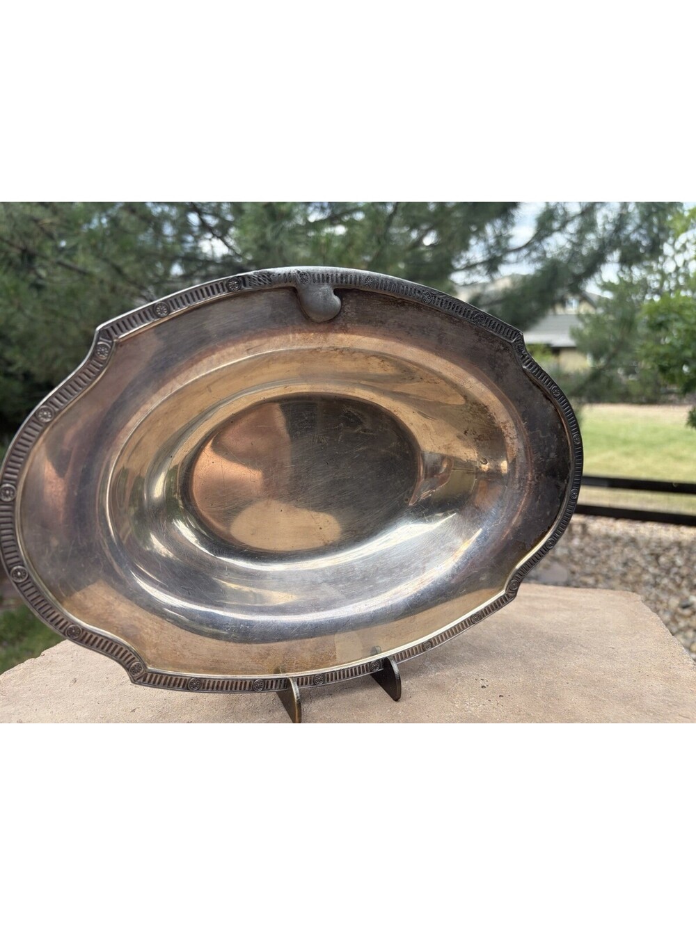 Vintage EPNS Reed & Barton Plated 10 5/8” Serving Bowl  11076